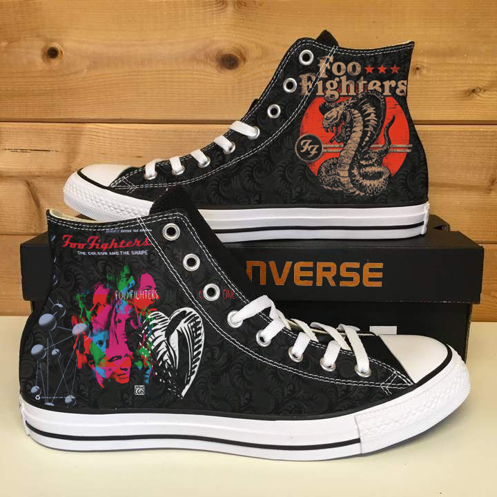 Foo Fighters High Top Shoes 1 Foo Fighters High Top Shoes