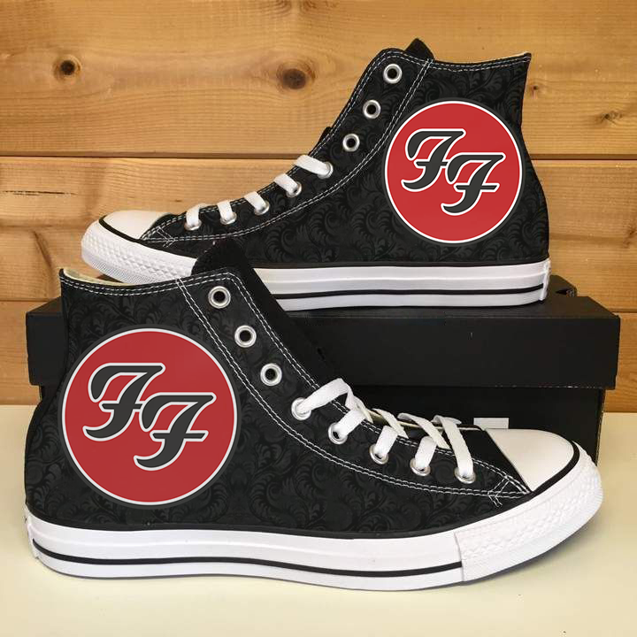 Foo Fighters High Top Shoes 1 Foo Fighters High Top Shoes