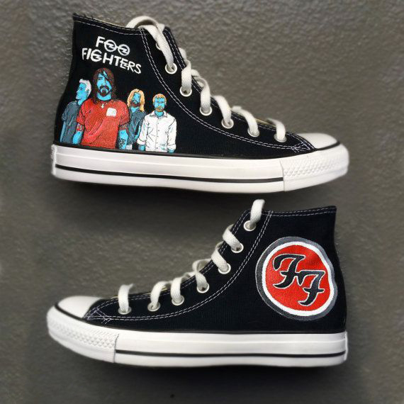 Foo Fighters High Top Shoes 1 Foo Fighters High Top Shoes