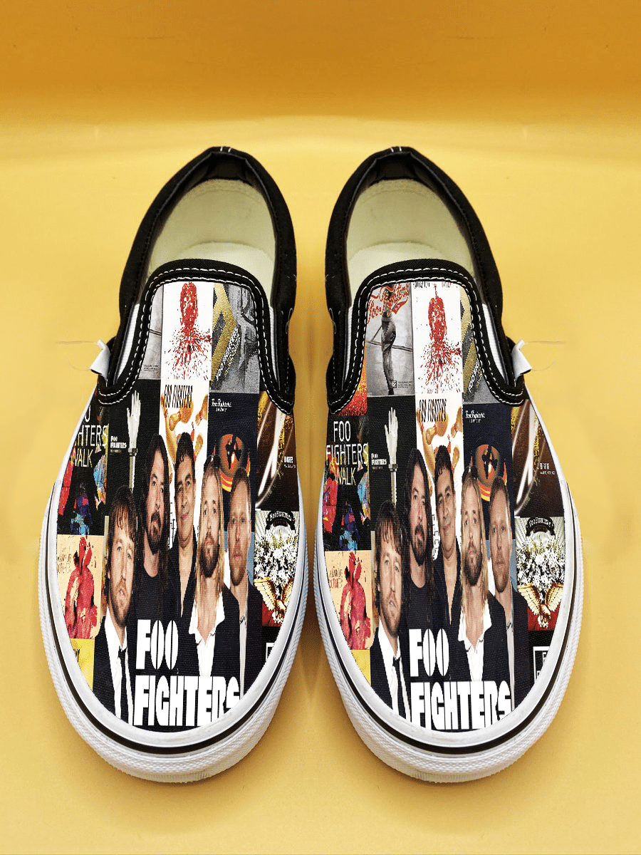 Foo Fighters Slip On Shoes 1 Foo Fighters Slip On Shoes