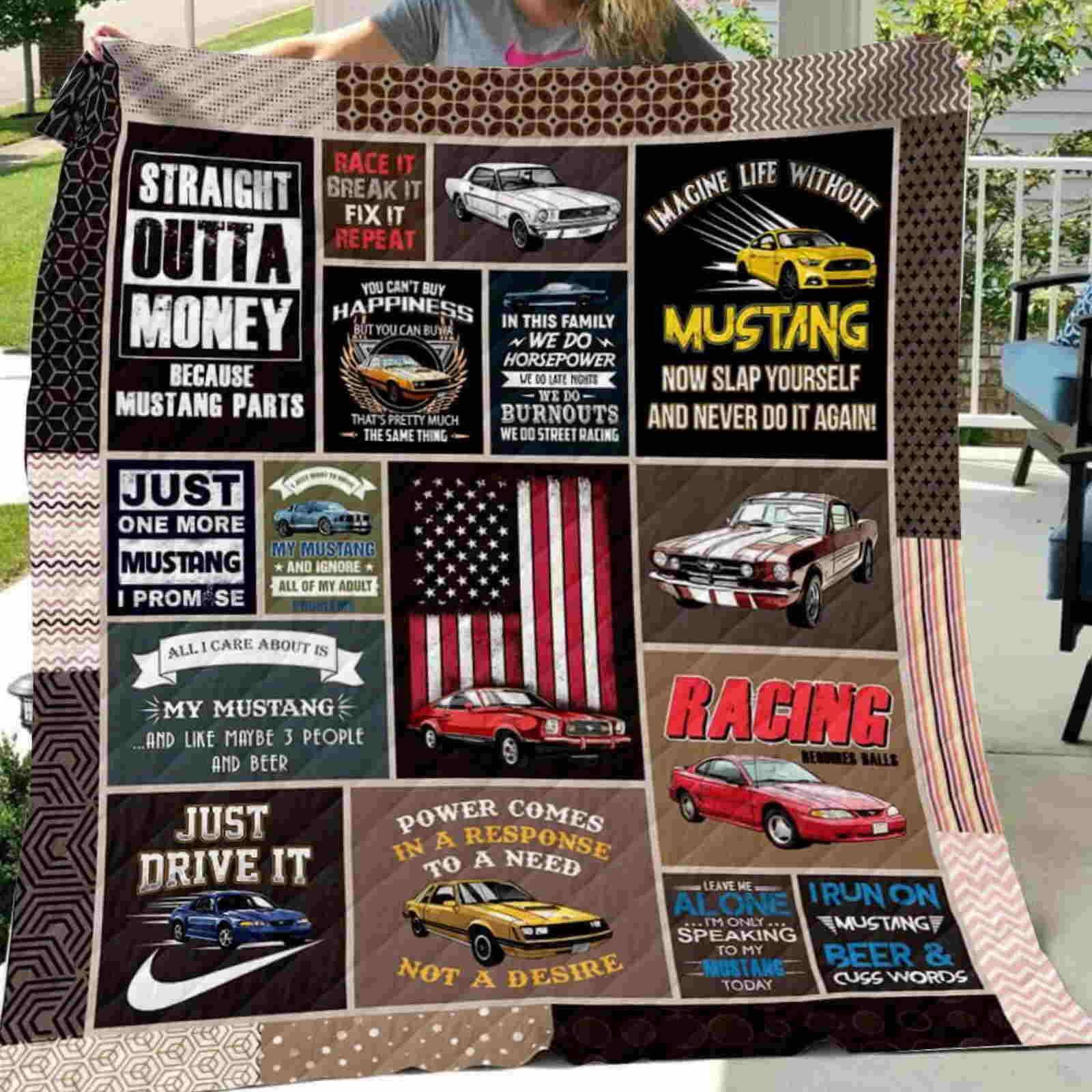 Ford Mustang Blanket 1 Ford Mustang Blanket