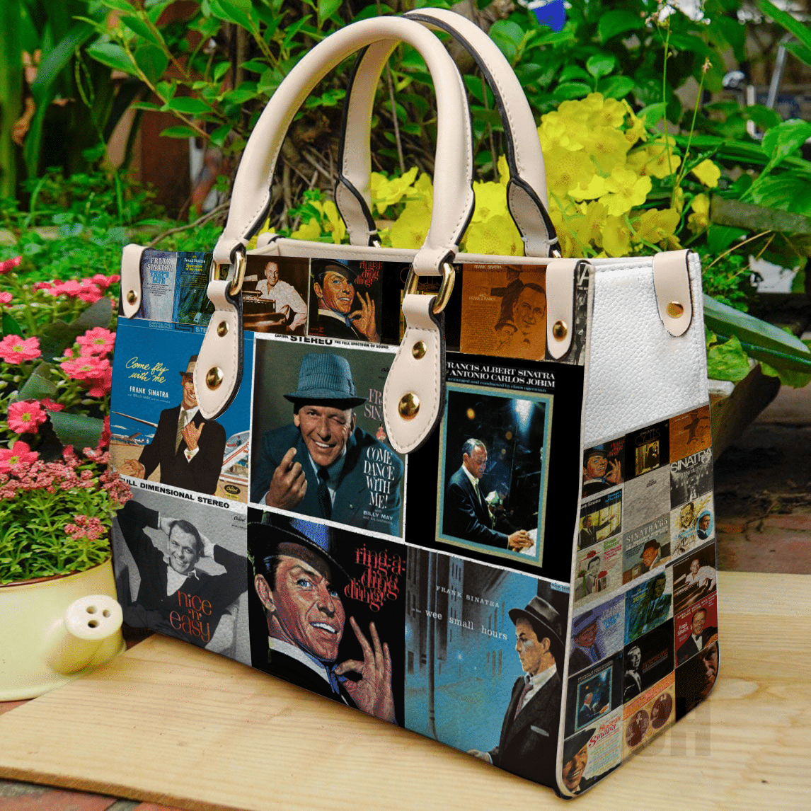 Frank Sinatra Leather Handbag 1 Frank Sinatra Leather Handbag