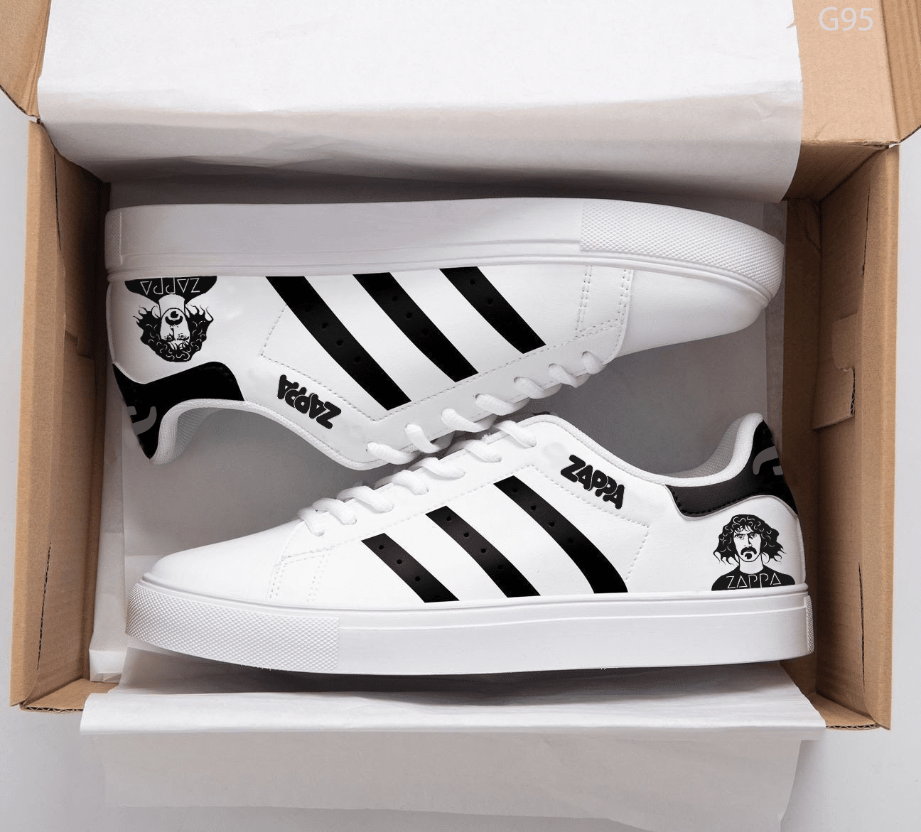 Frank Zappa A1 Stan Smith Shoes 1 Frank Zappa A1 Stan Smith Shoes