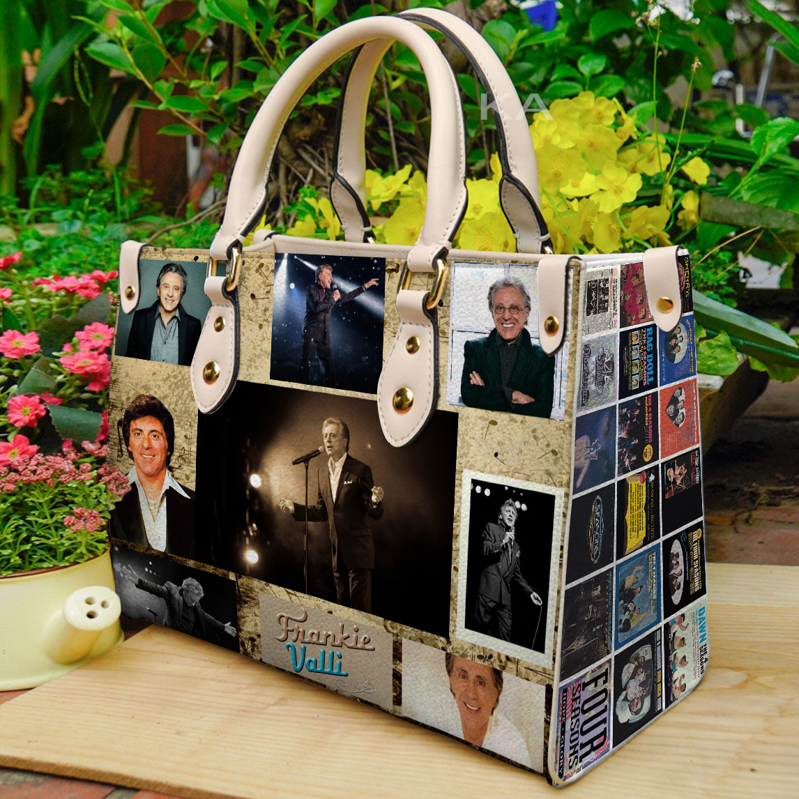 Frankie Valli Leather Handbag 1 Frankie Valli Leather Handbag