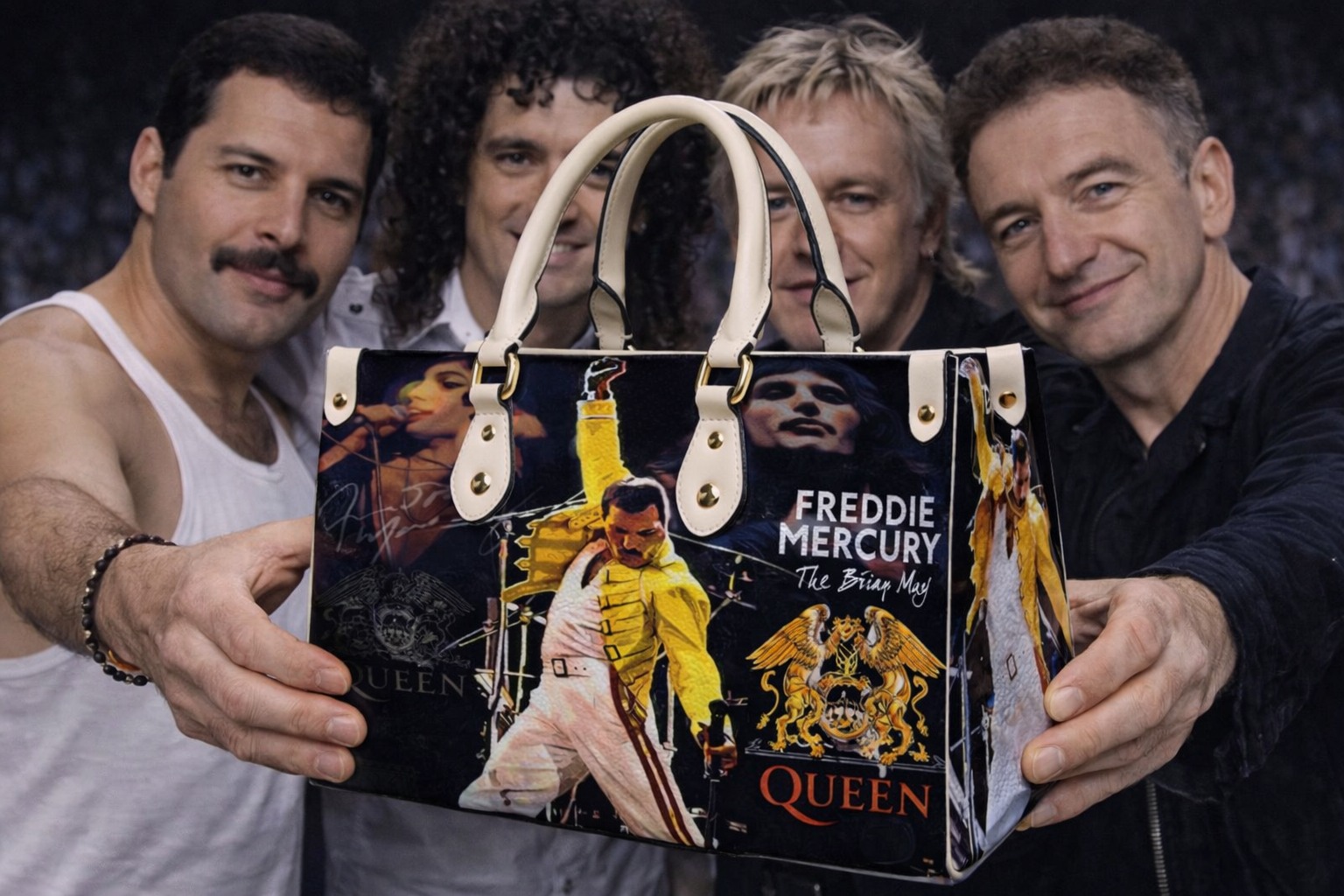 Freddie Mercury 1 Leather Handbag 1 Freddie Mercury 1 Leather Handbag