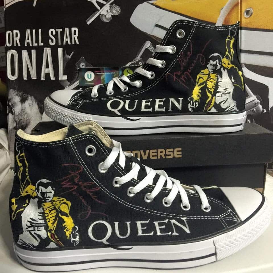Freddie Mercury A0 High Top Shoes 1 Freddie Mercury A0 High Top Shoes