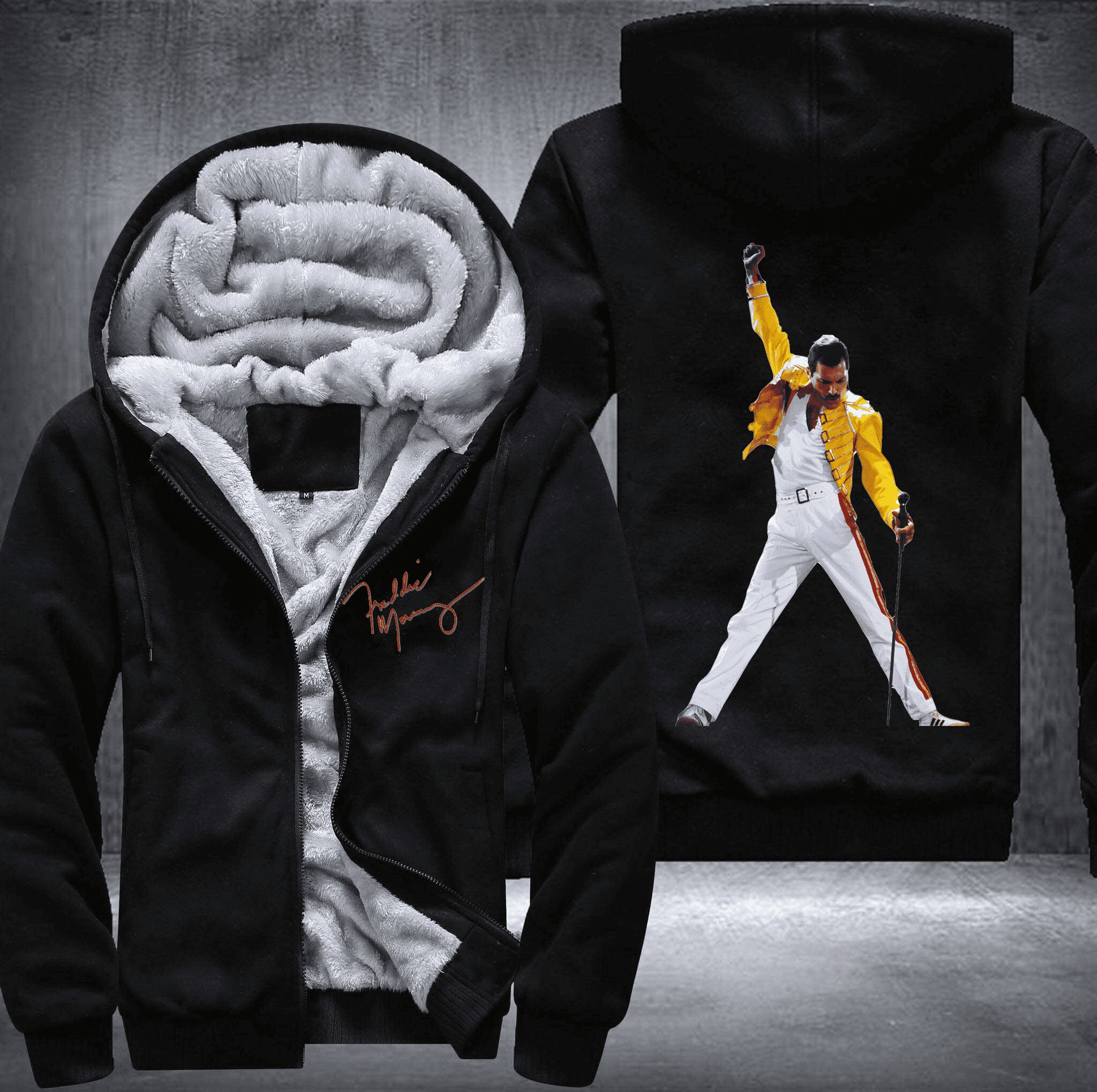 Freddie Mercury Fleece Jacket 1 Freddie Mercury Fleece Jacket