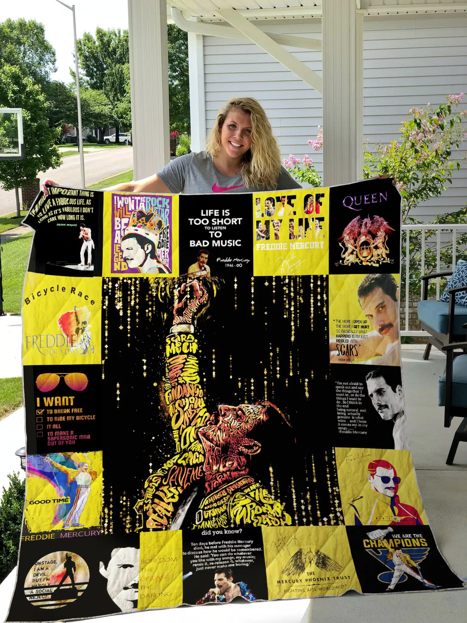 Freddie Mercury G1 Blanket 1 Freddie Mercury G1 Blanket