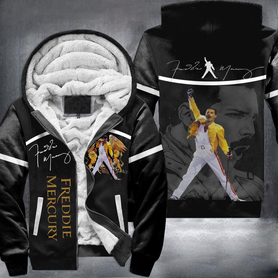 Freddie Mercury I8 Fleece Jacket 1 Freddie Mercury I8 Fleece Jacket