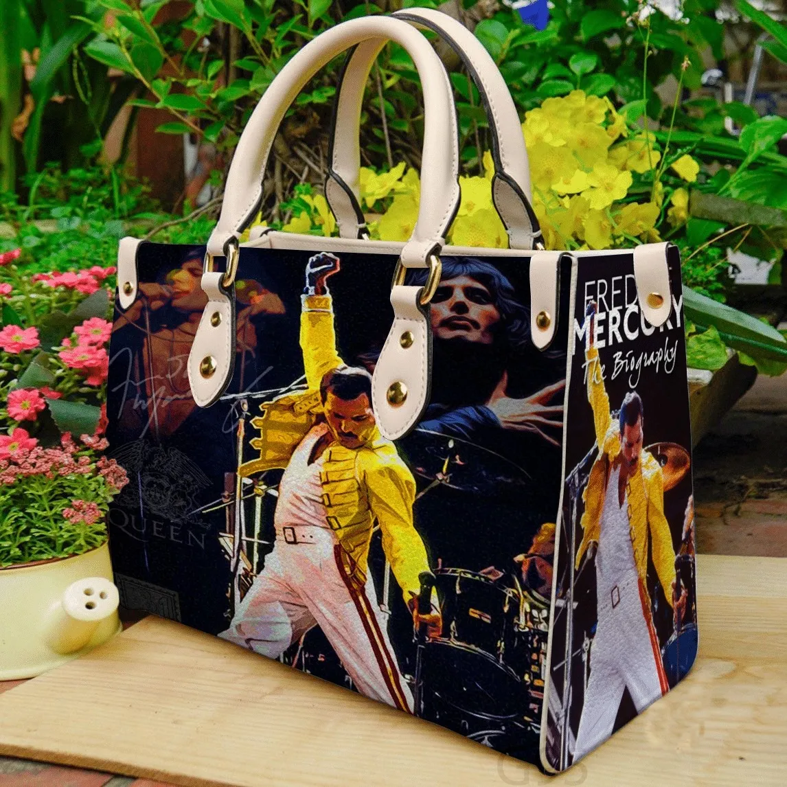 Freddie Mercury Leather Handbag 1 Freddie Mercury Leather Handbag