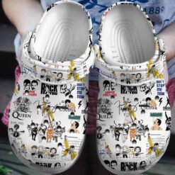 Freddie Mercury Queen Band Soft Clogs