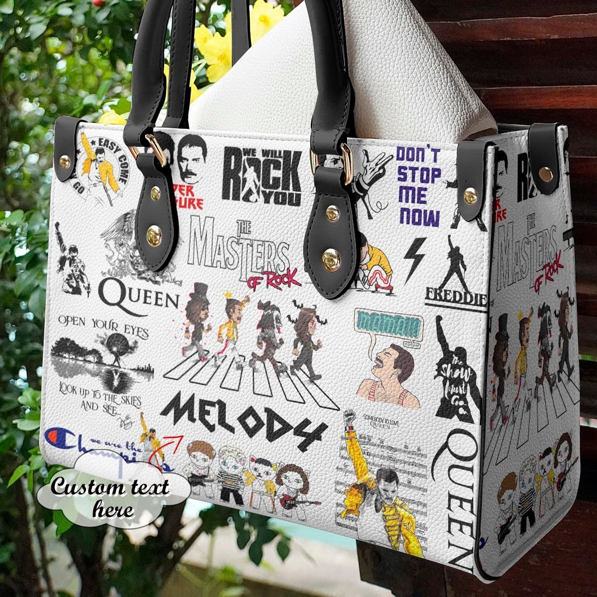 Freddie Mercury Queen Leather Handbag 1 Freddie Mercury Queen Leather Handbag