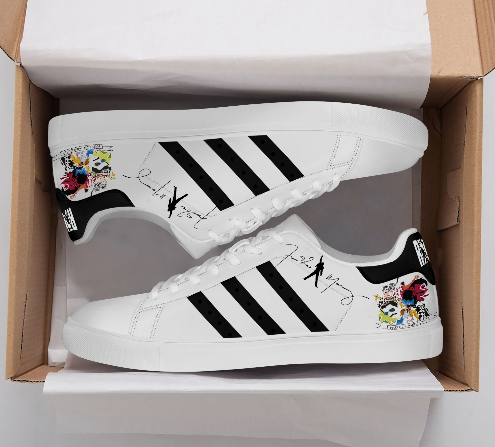Freddie Mercury Stan Smith Shoes 1 Freddie Mercury Stan Smith Shoes