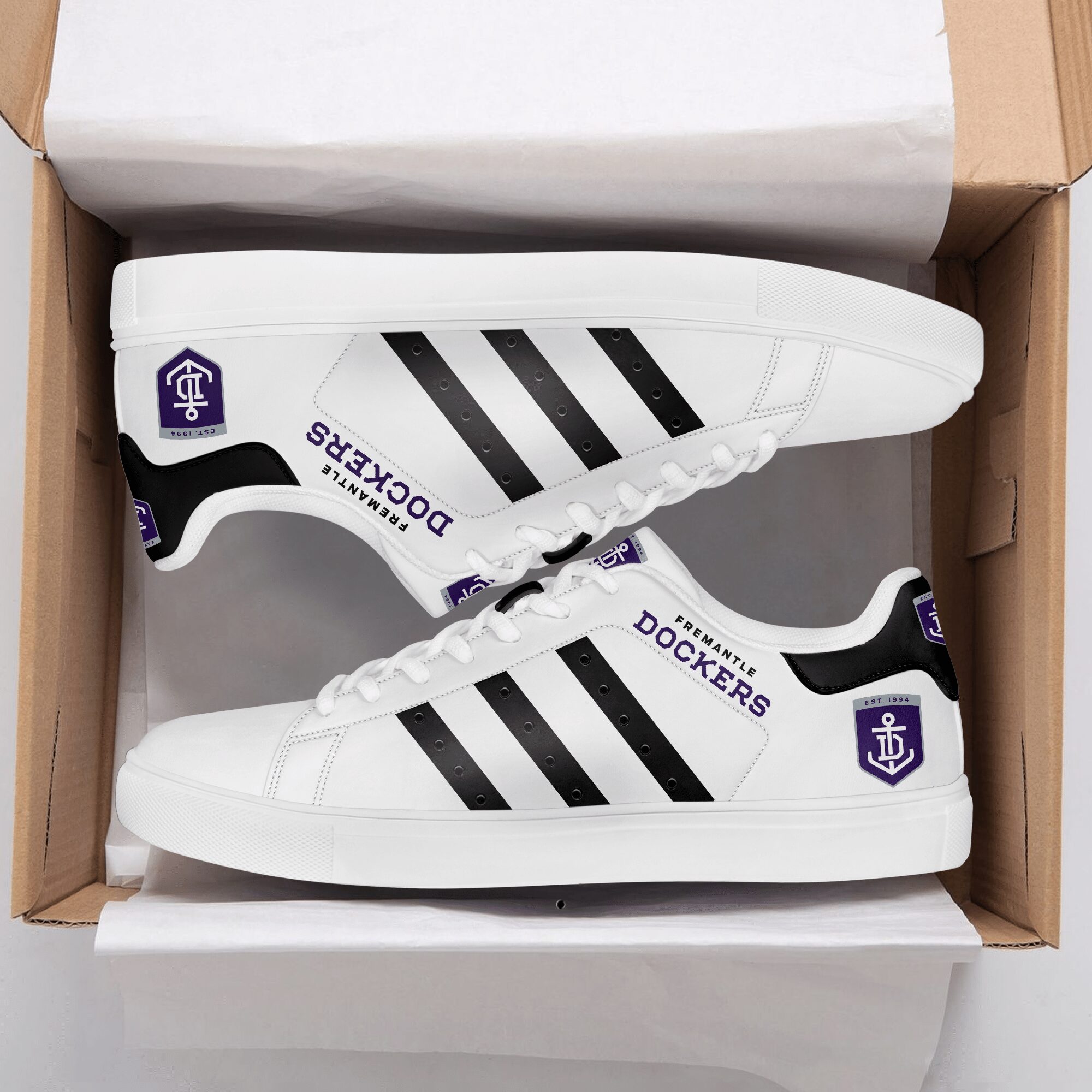 Fremantle Dockers Stan Smith Shoes 1 Fremantle Dockers Stan Smith Shoes