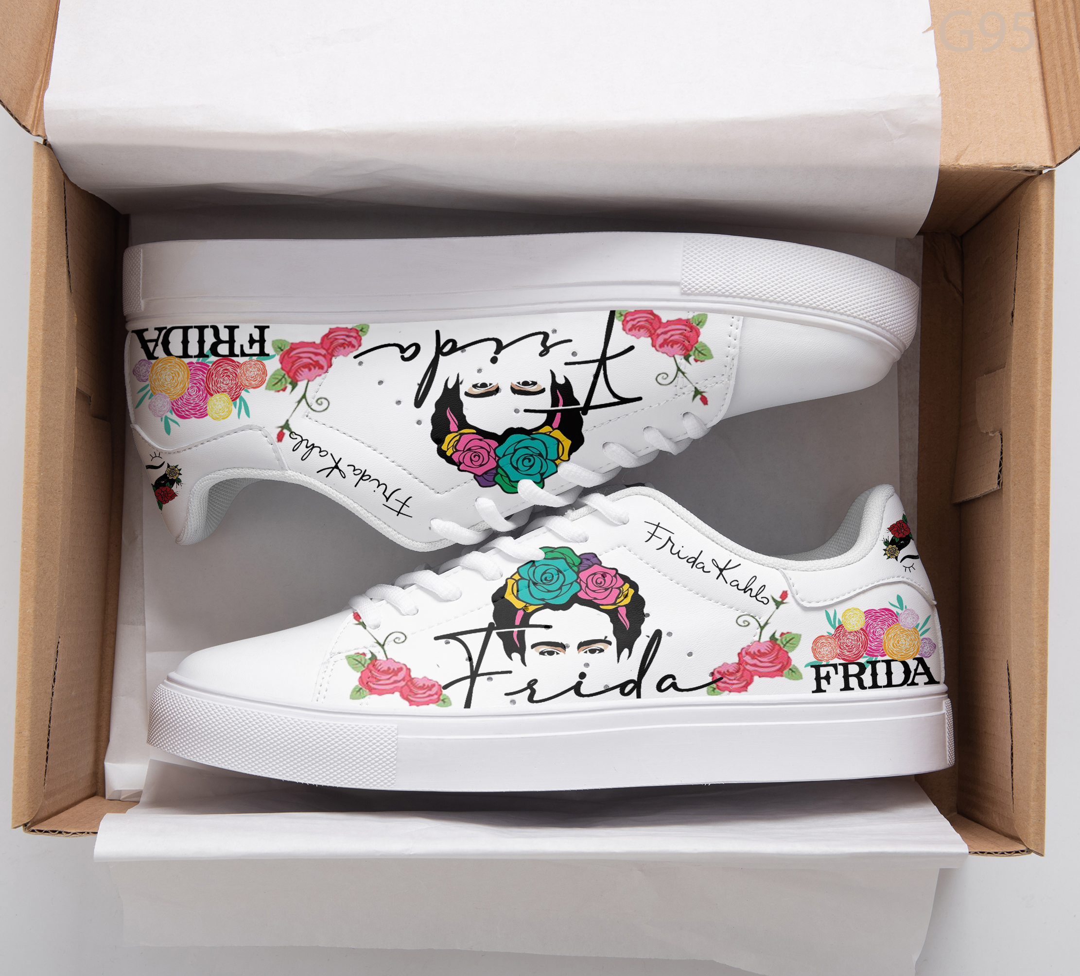 Frida Kahlo 02 Stan Smith Shoes 1 Frida Kahlo 02 Stan Smith Shoes