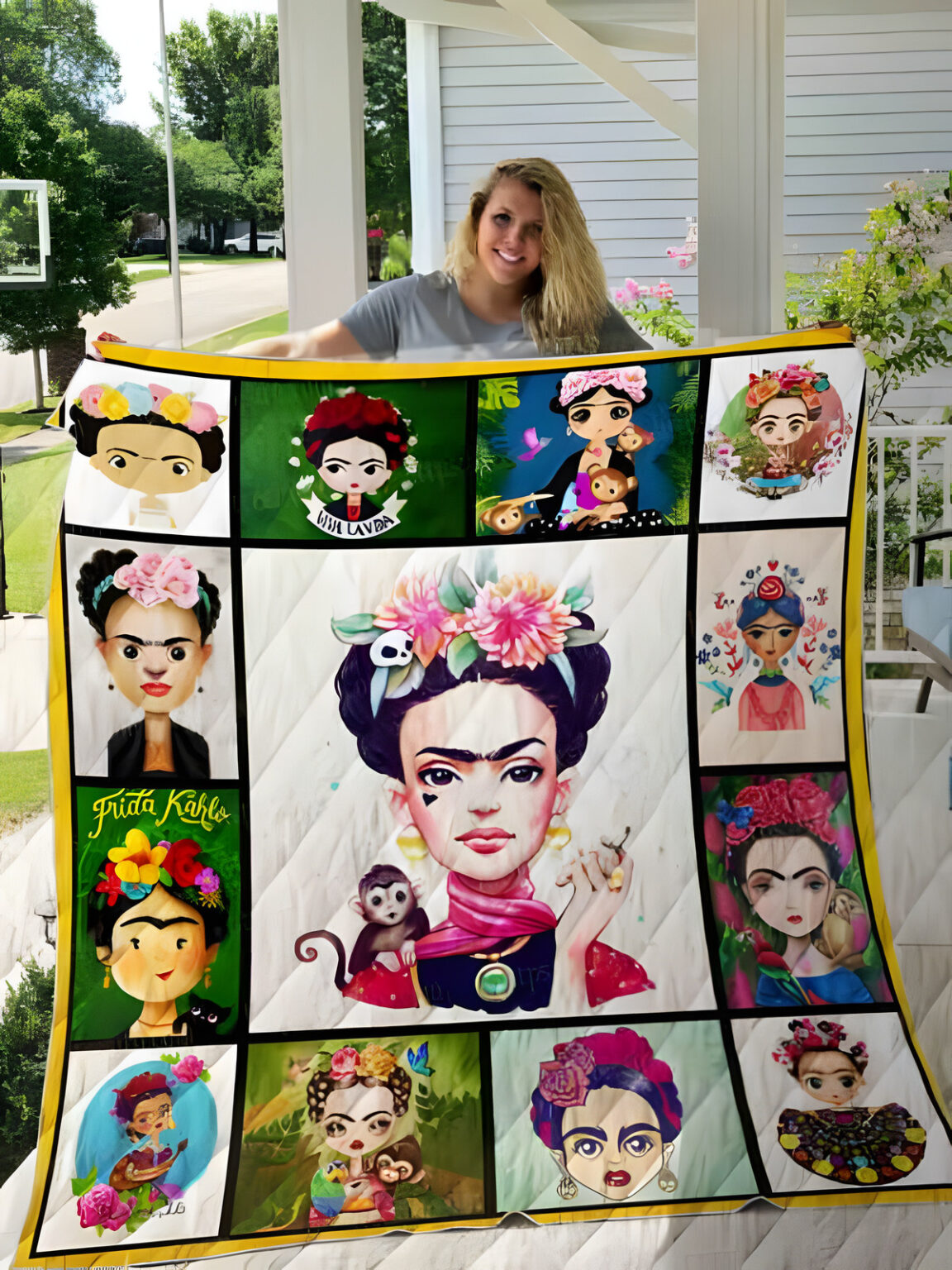 Frida Kahlo 2 Blanket 1 Frida Kahlo 2 Blanket