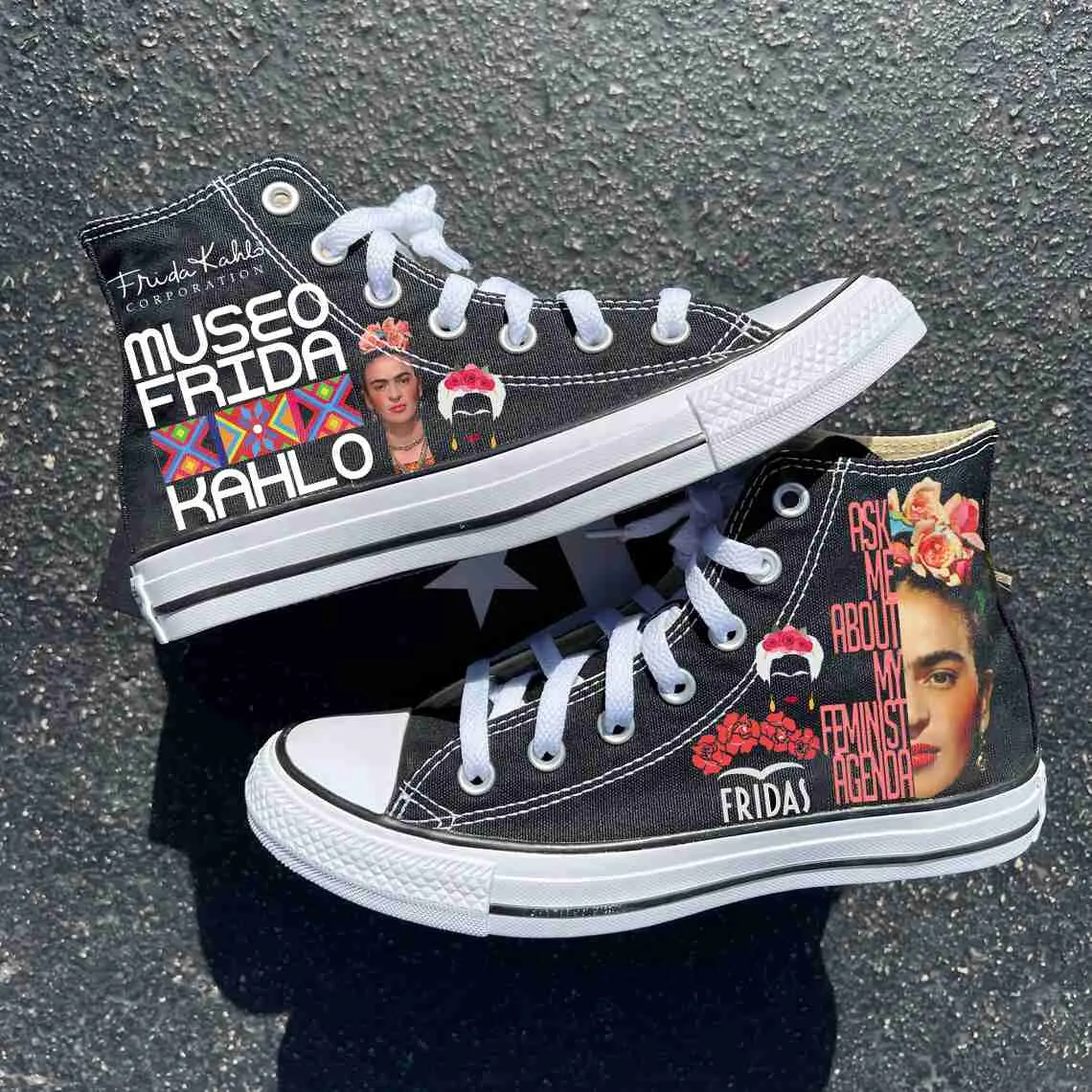 Frida Kahlo High Top Shoes 1 Frida Kahlo High Top Shoes