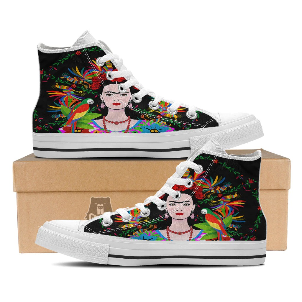 Frida Kahlo High Top Shoes 1 Frida Kahlo High Top Shoes