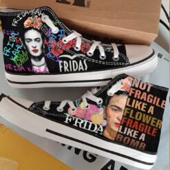 Frida Kahlo High Top Shoes