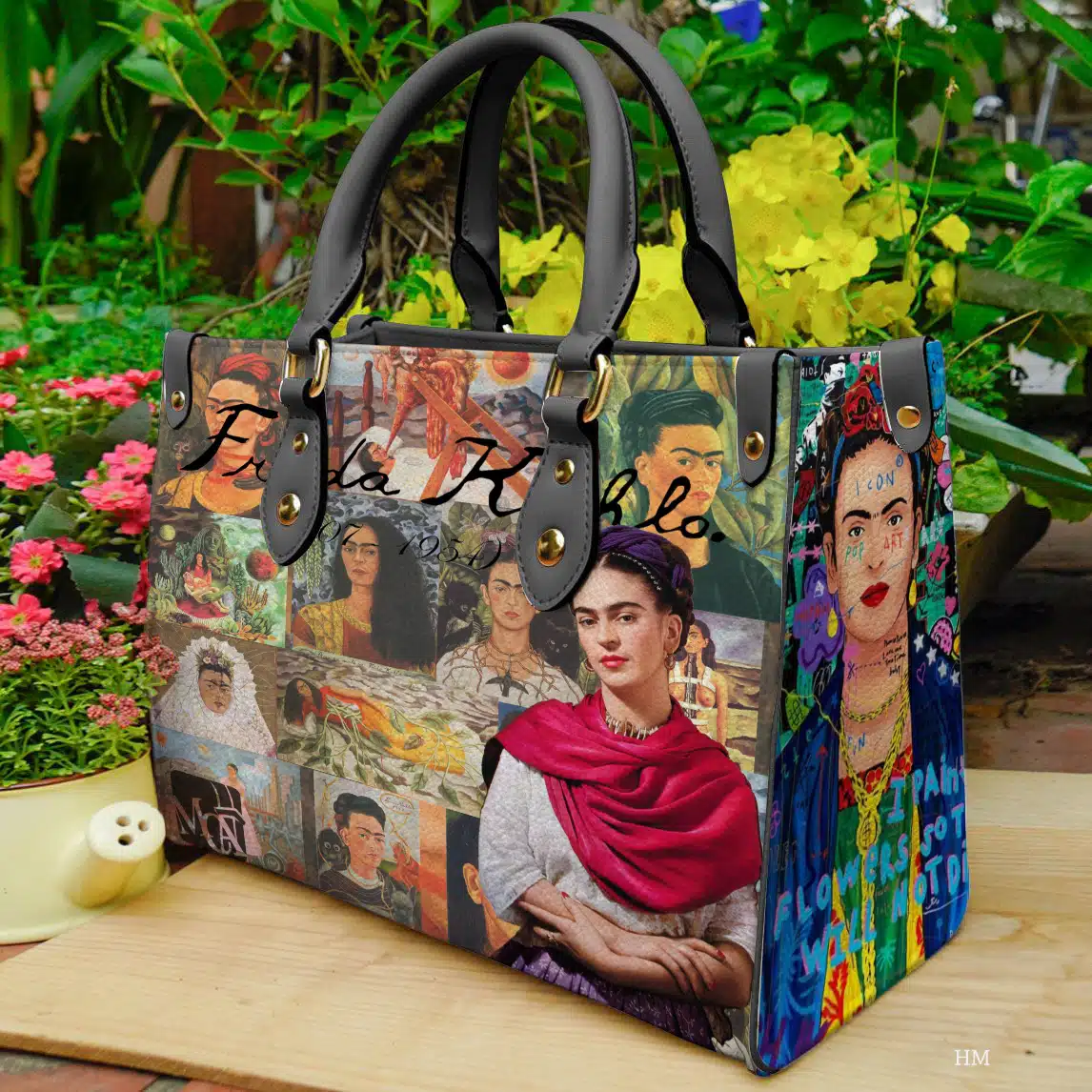 Frida Kahlo Leather Handbag 1 Frida Kahlo Leather Handbag