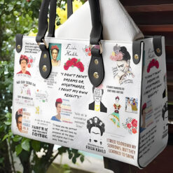 Frida Kahlo Leather Handbag