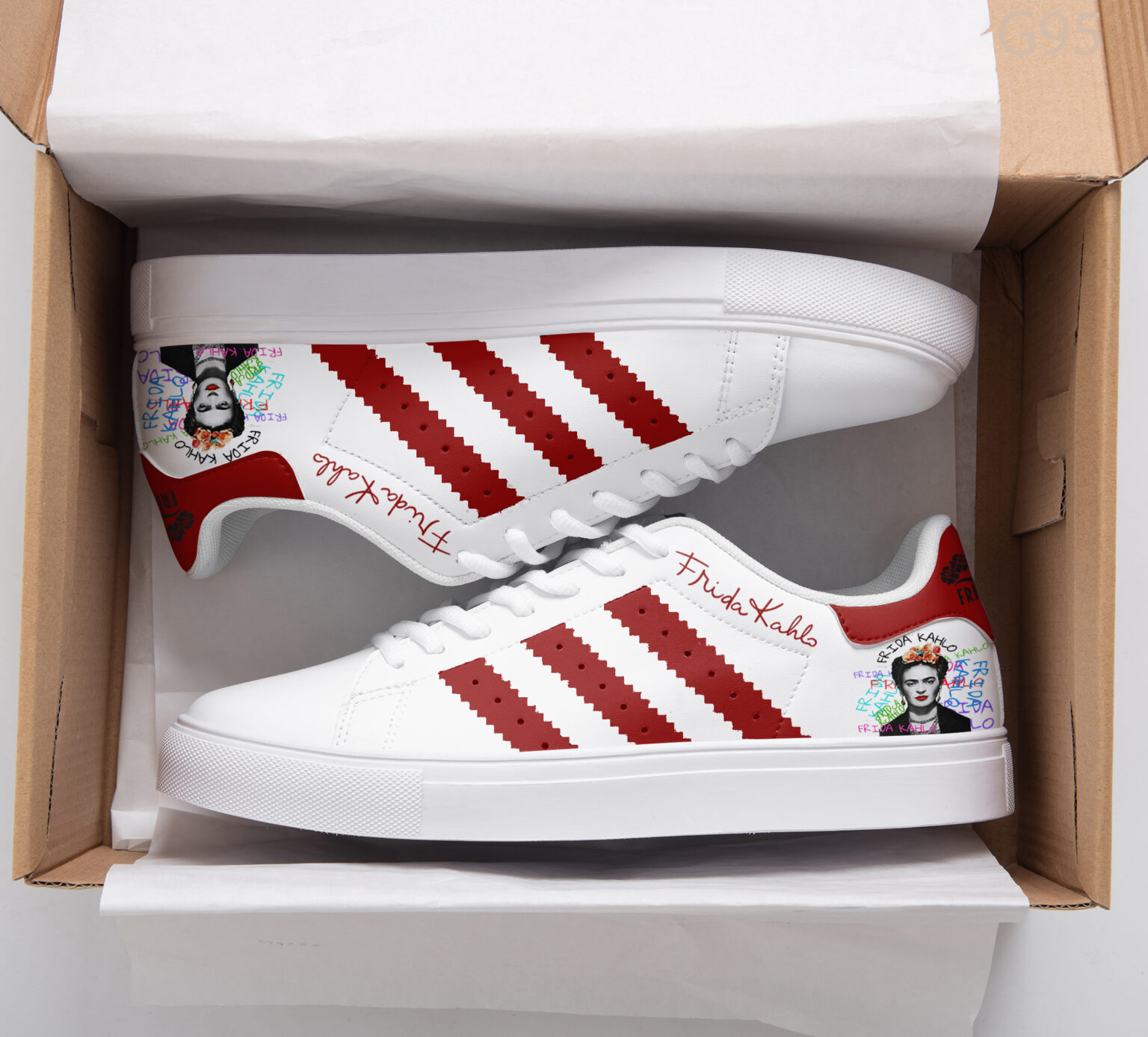 Frida Kahlo Lover A00 Stan Smith Shoes 1 Frida Kahlo Lover A00 Stan Smith Shoes