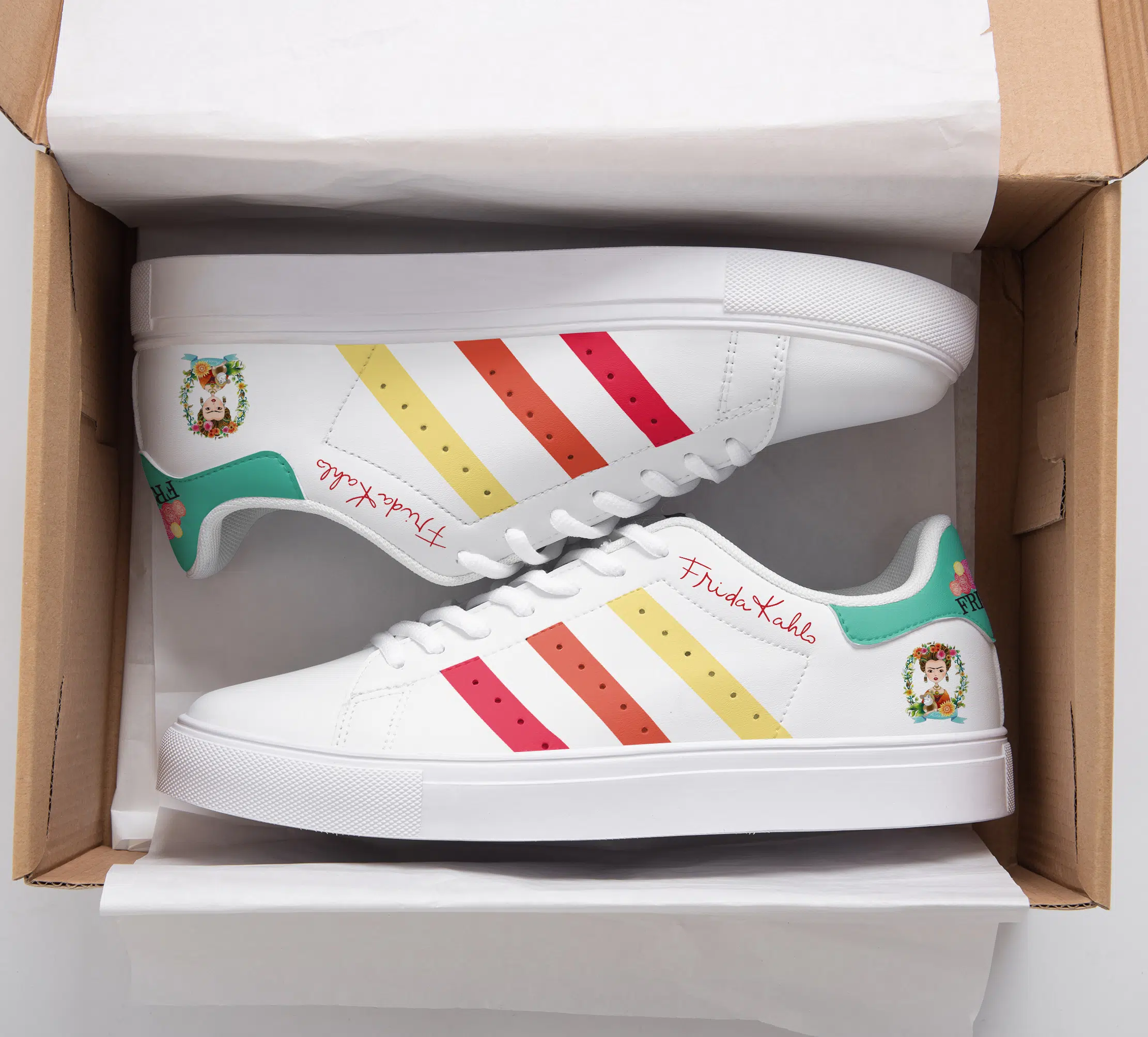 Frida Kahlo Lover I08 Stan Smith Shoes 1 Frida Kahlo Lover I08 Stan Smith Shoes