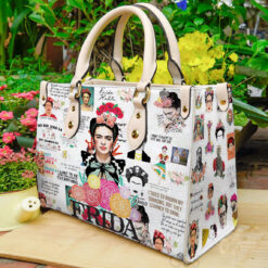Frida Kahlo Lover Leather Handbag