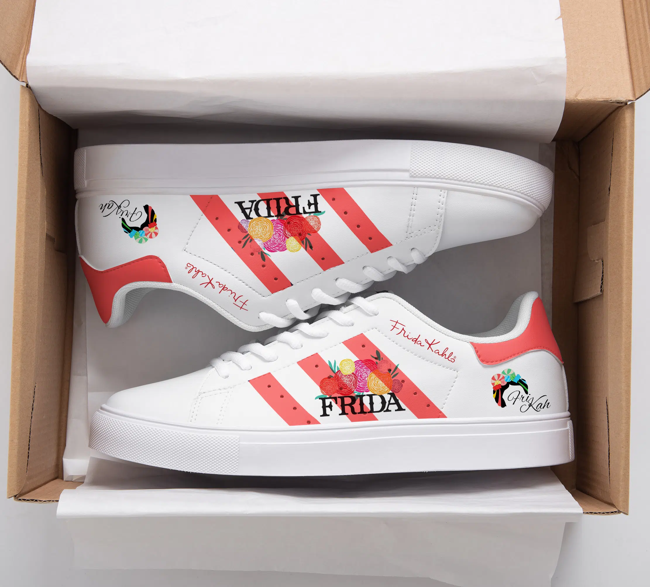 Frida Kahlo Stan Smith Shoes 1 Frida Kahlo Stan Smith Shoes