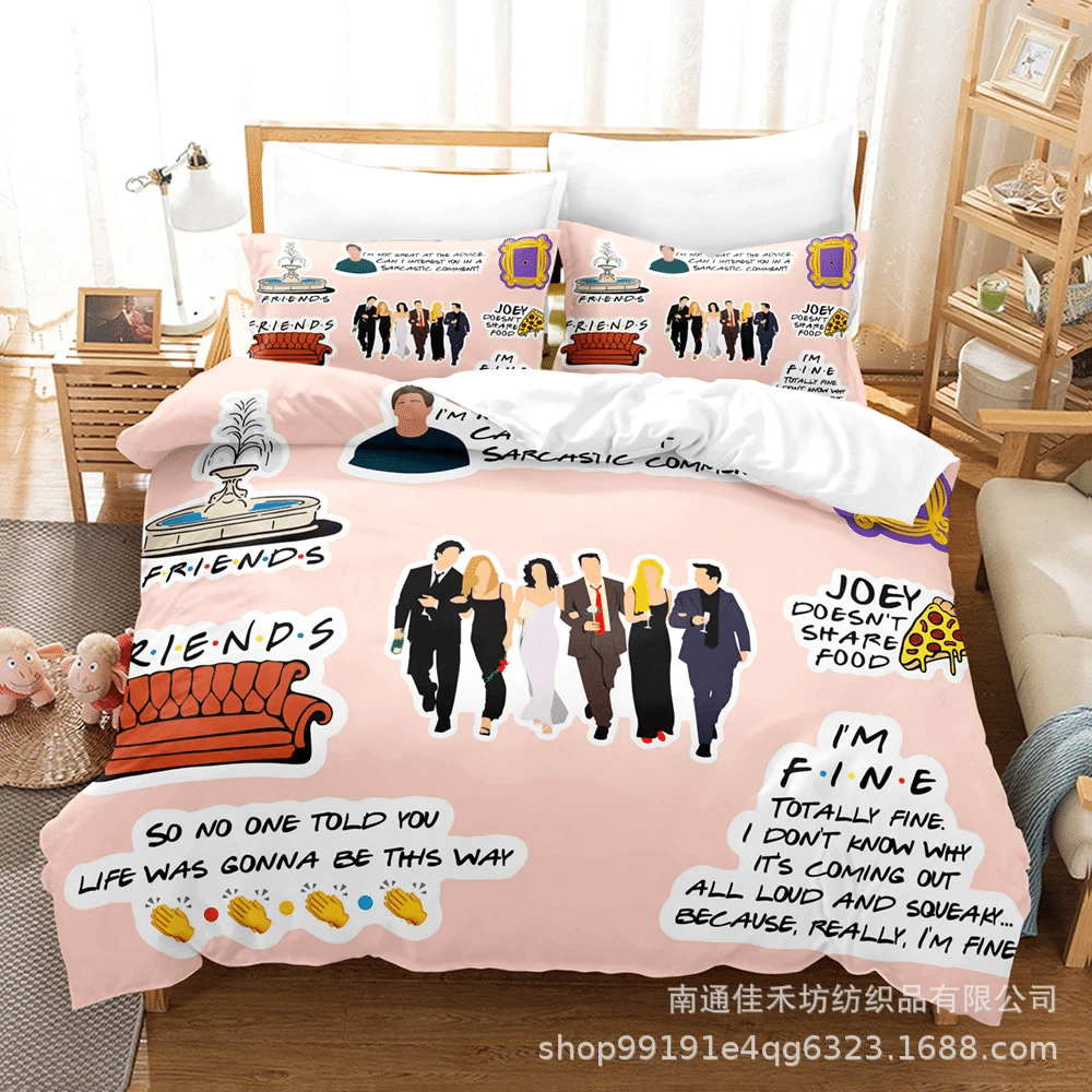 Friends TV Show Bedding Set 1 Friends TV Show Bedding Set