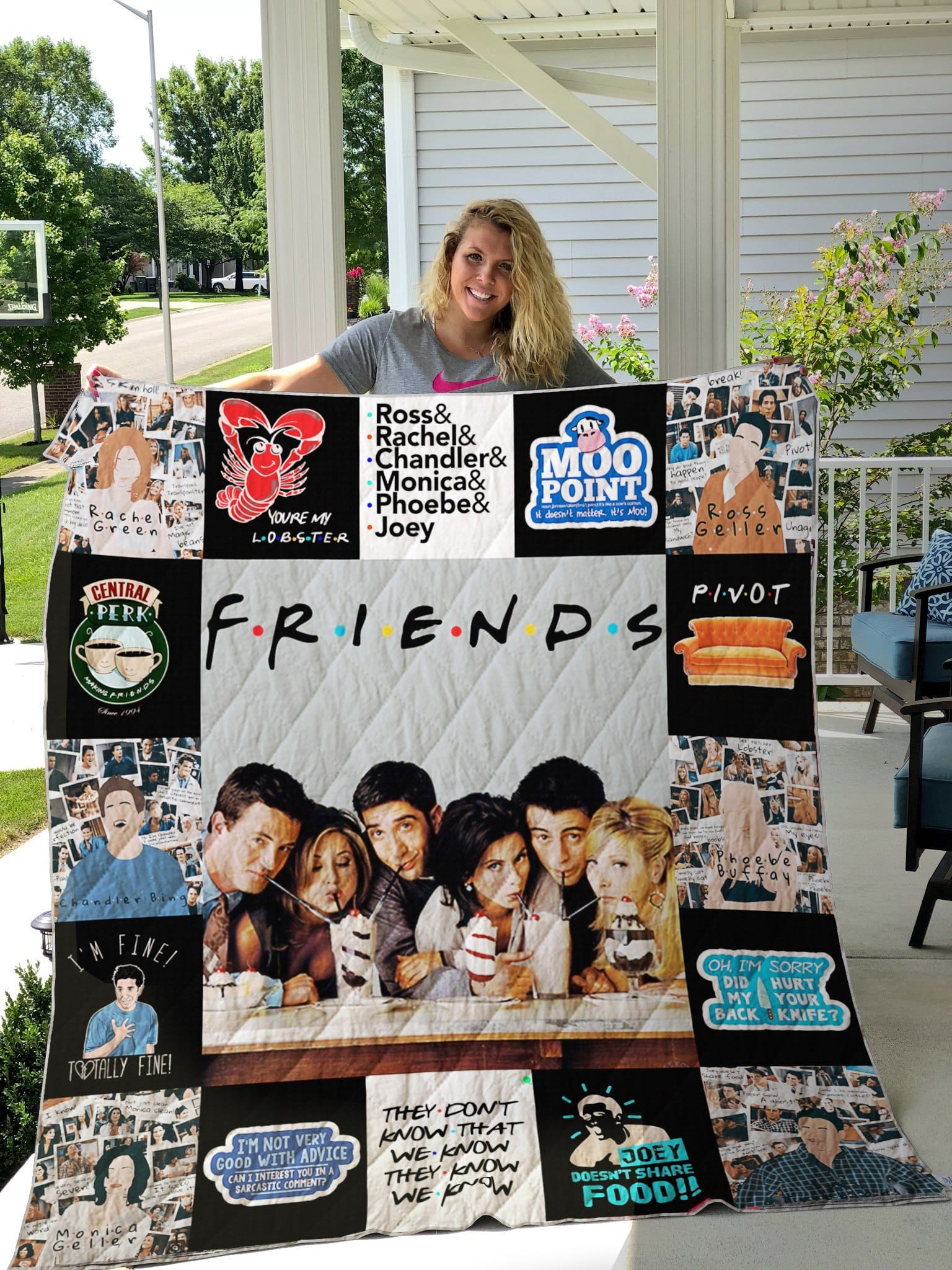 Friends TV Show Blanket 1 Friends TV Show Blanket
