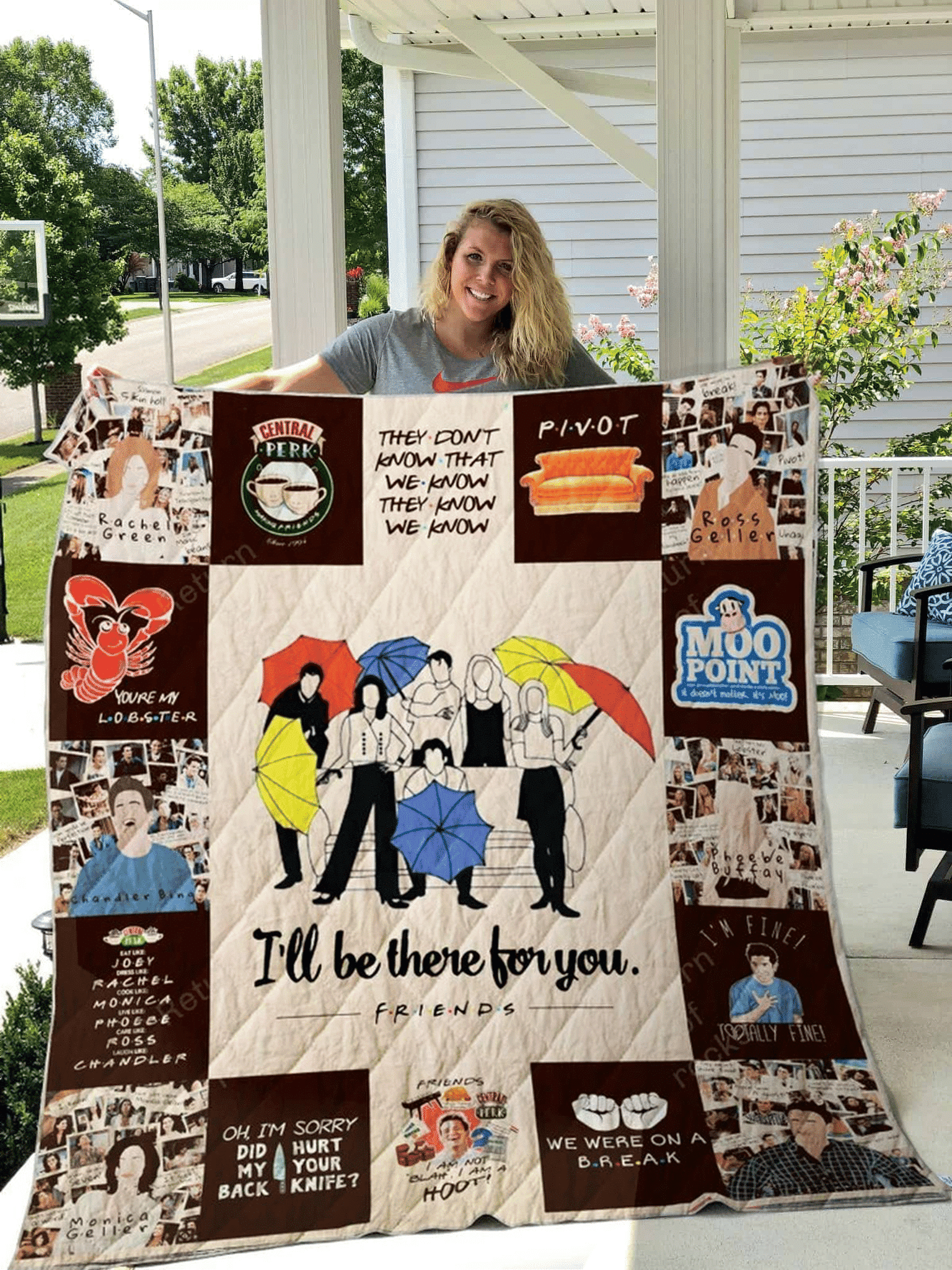 Friends TV Show Blanket 1 Friends TV Show Blanket