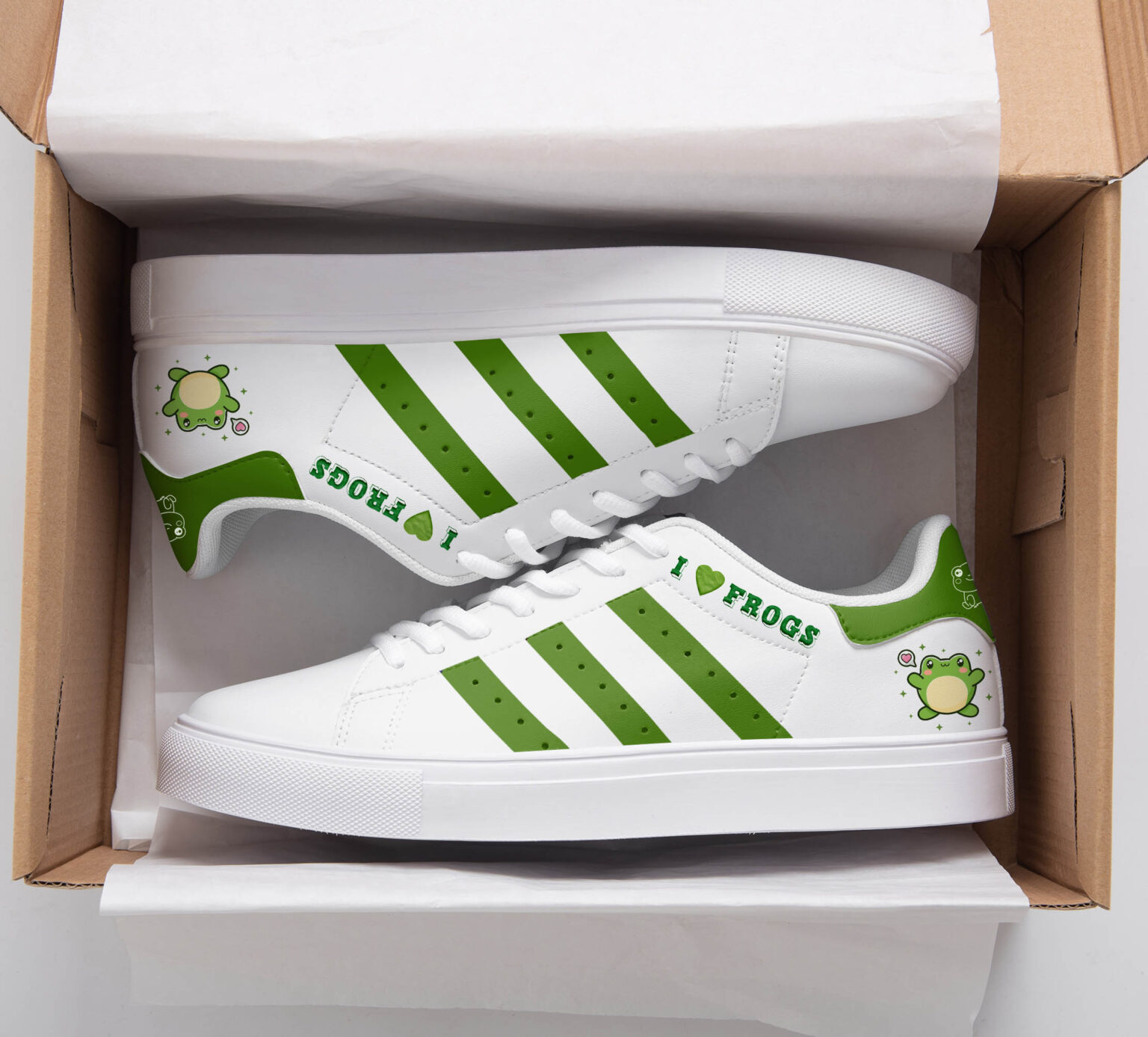 Frog Kawaii Stan Smith Shoes 1 Frog Kawaii Stan Smith Shoes