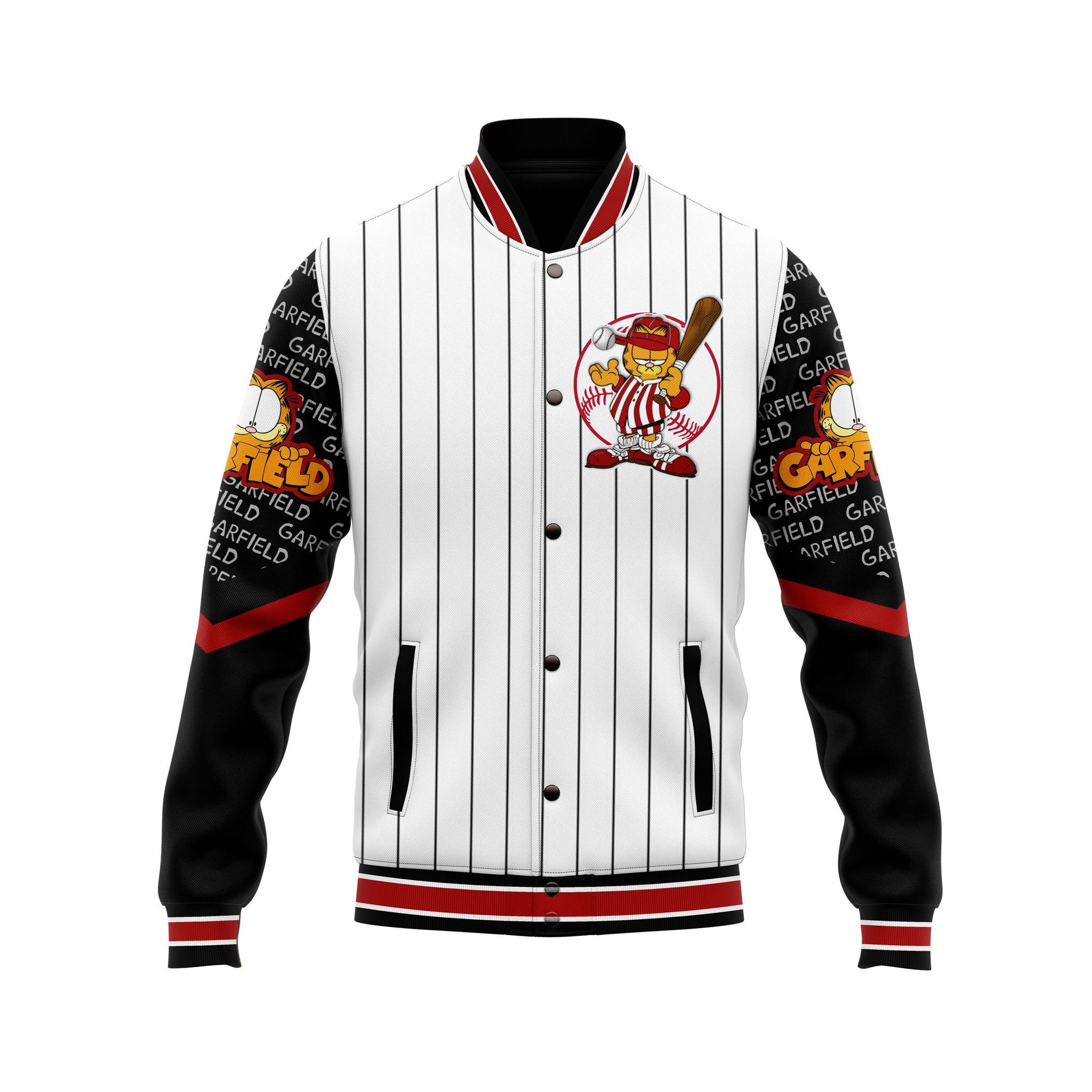 Garfield G1 Baseball Jacket 1 Garfield G1 Baseball Jacket