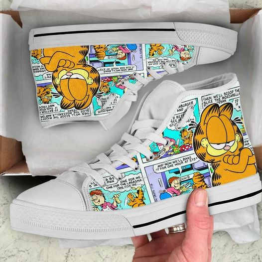 Garfield High Top Shoes 02 1 Garfield High Top Shoes 02
