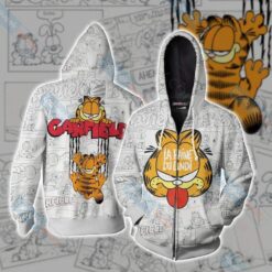 Garfield Hoodie Zip Hoodie 3D