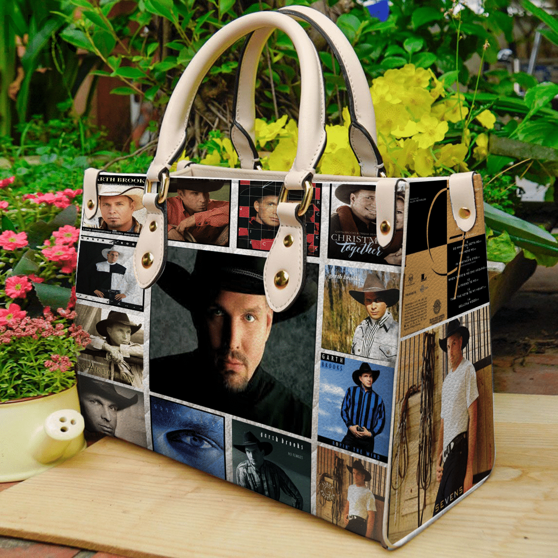 Garth Brooks Leather Handbag 1 Garth Brooks Leather Handbag