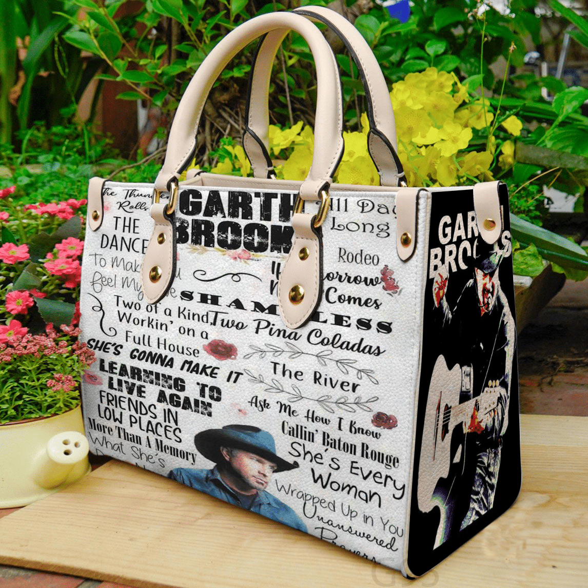 Garth Brooks Leather Handbag 1 Garth Brooks Leather Handbag