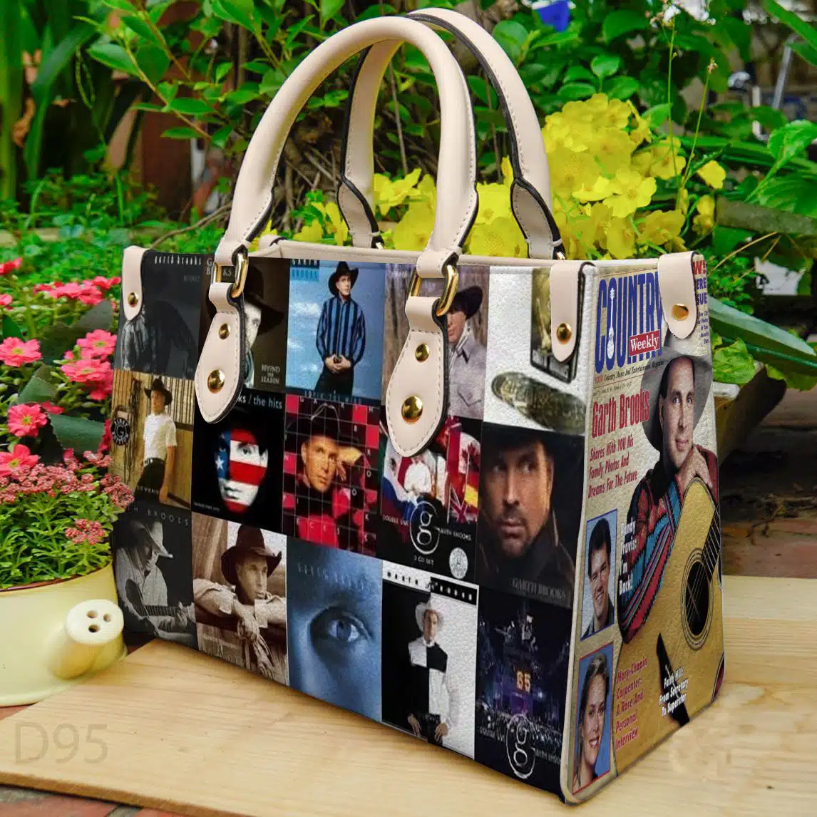 Garth Brooks Leather Handbag 1 Garth Brooks Leather Handbag