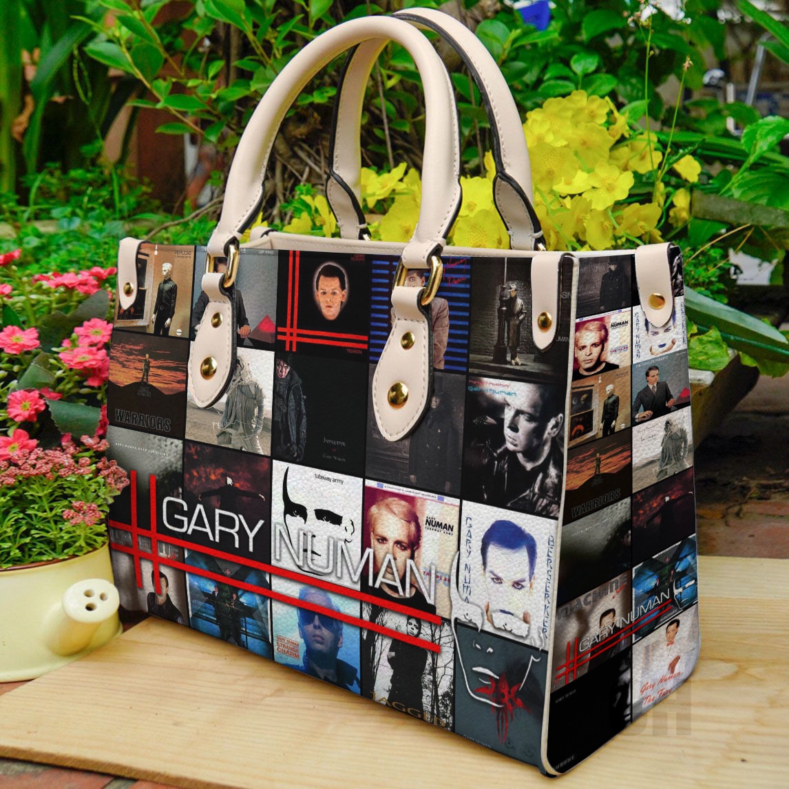Gary Numan Leather Handbag 1 Gary Numan Leather Handbag