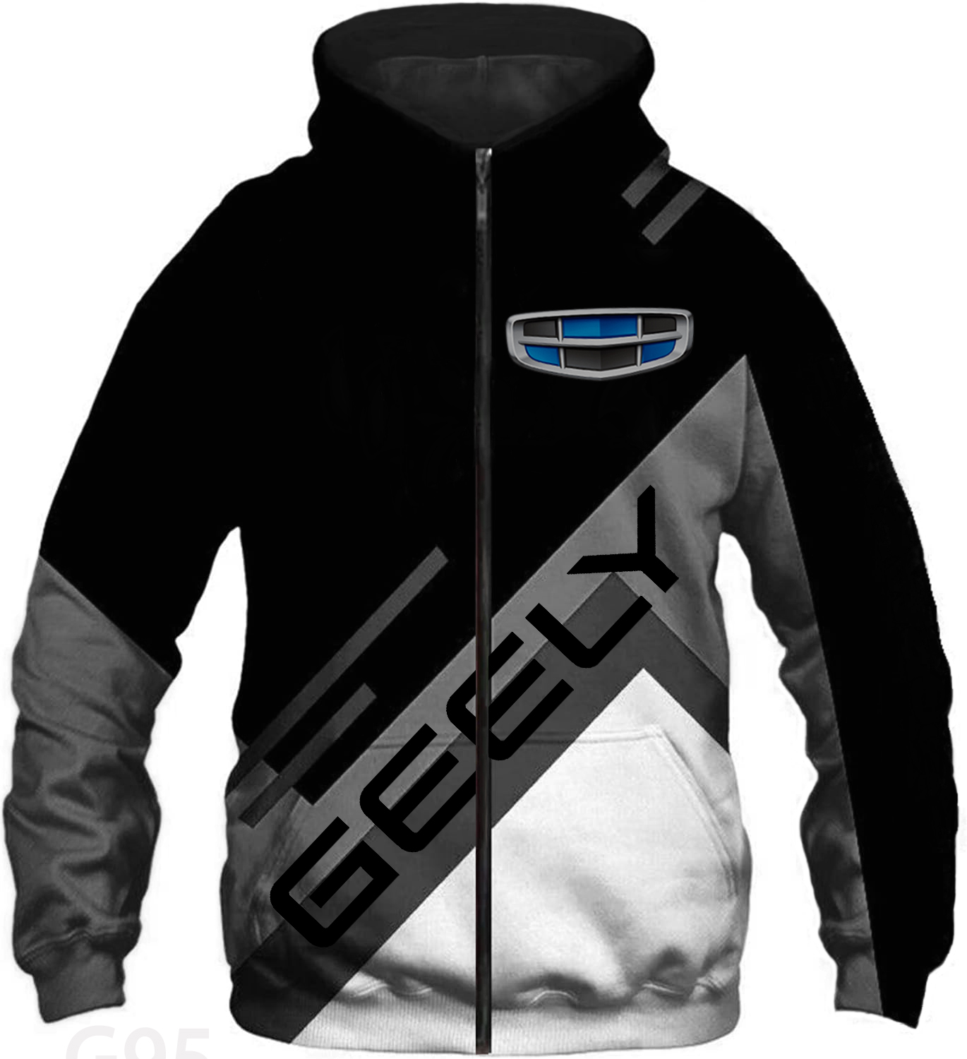 Geely Hoodie Zip Hoodie 3D 1 Geely Hoodie Zip Hoodie 3D