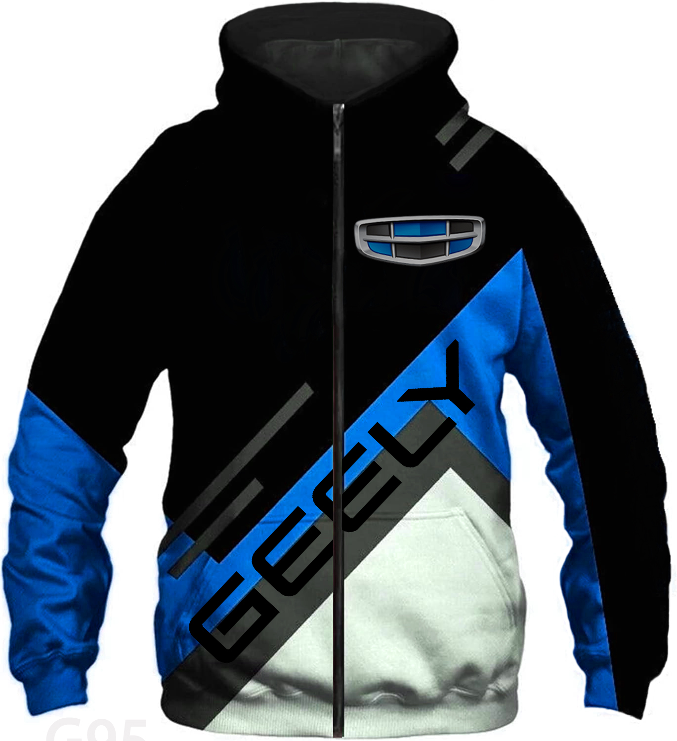 Geely Hoodie Zip Hoodie 3D 1 Geely Hoodie Zip Hoodie 3D