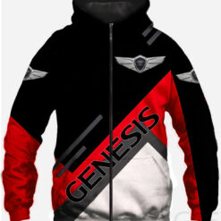 Genesis Hoodie Zip Hoodie 3D