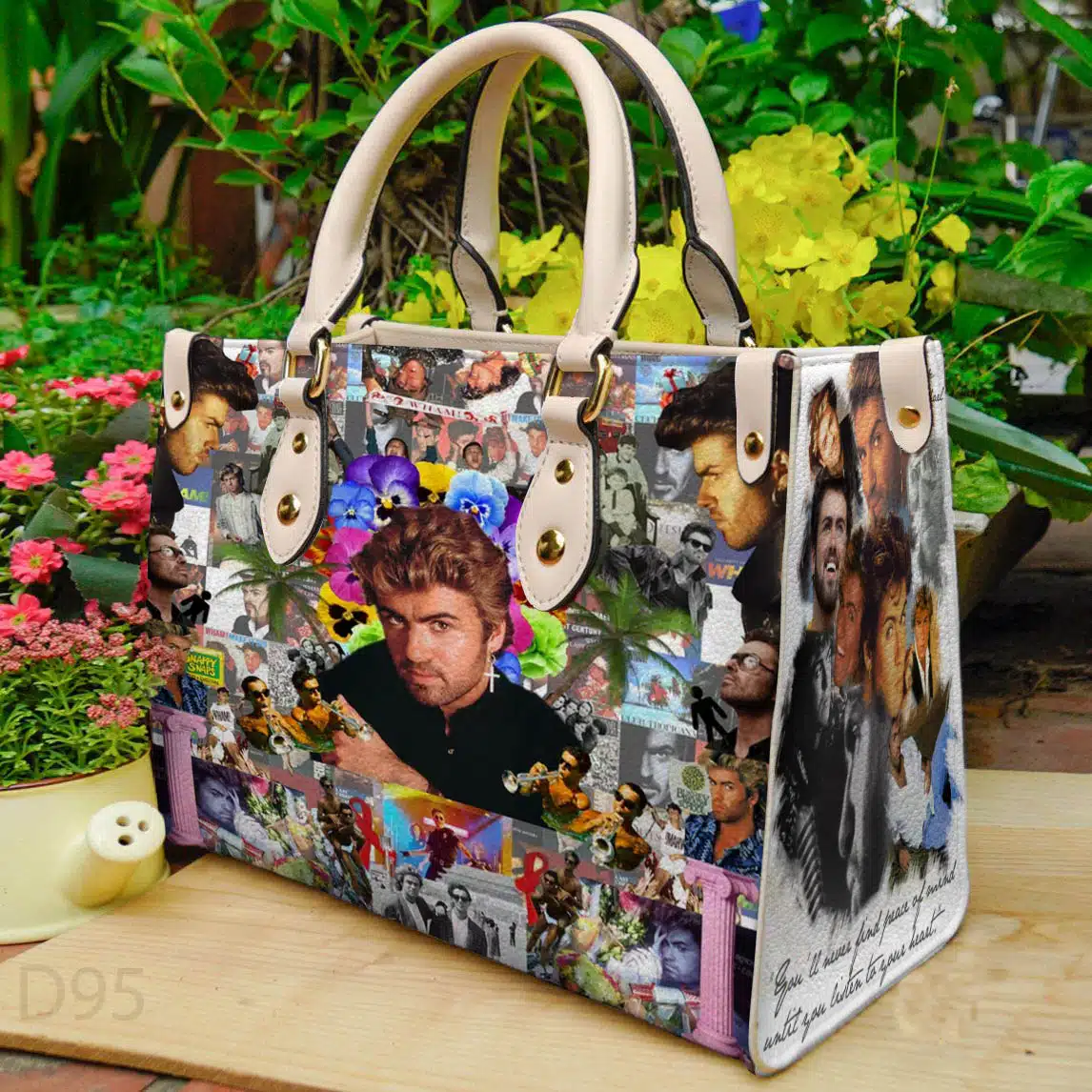 George Michael Leather Handbag 1 George Michael Leather Handbag