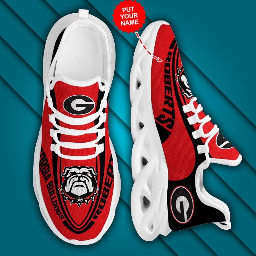 Georgia Bulldog 1 Custom Max Soul Shoes 1 Georgia Bulldog 1 Custom Max Soul Shoes