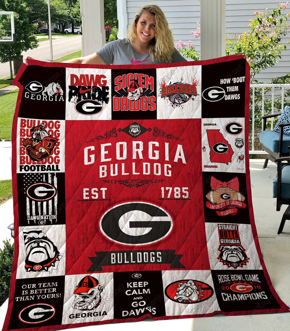 Georgia Bulldogs 1 Blanket 1 Georgia Bulldogs 1 Blanket
