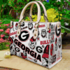 Georgia Bulldogs A1 Leather Handbag