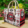 Georgia Bulldogs I0 Leather Handbag