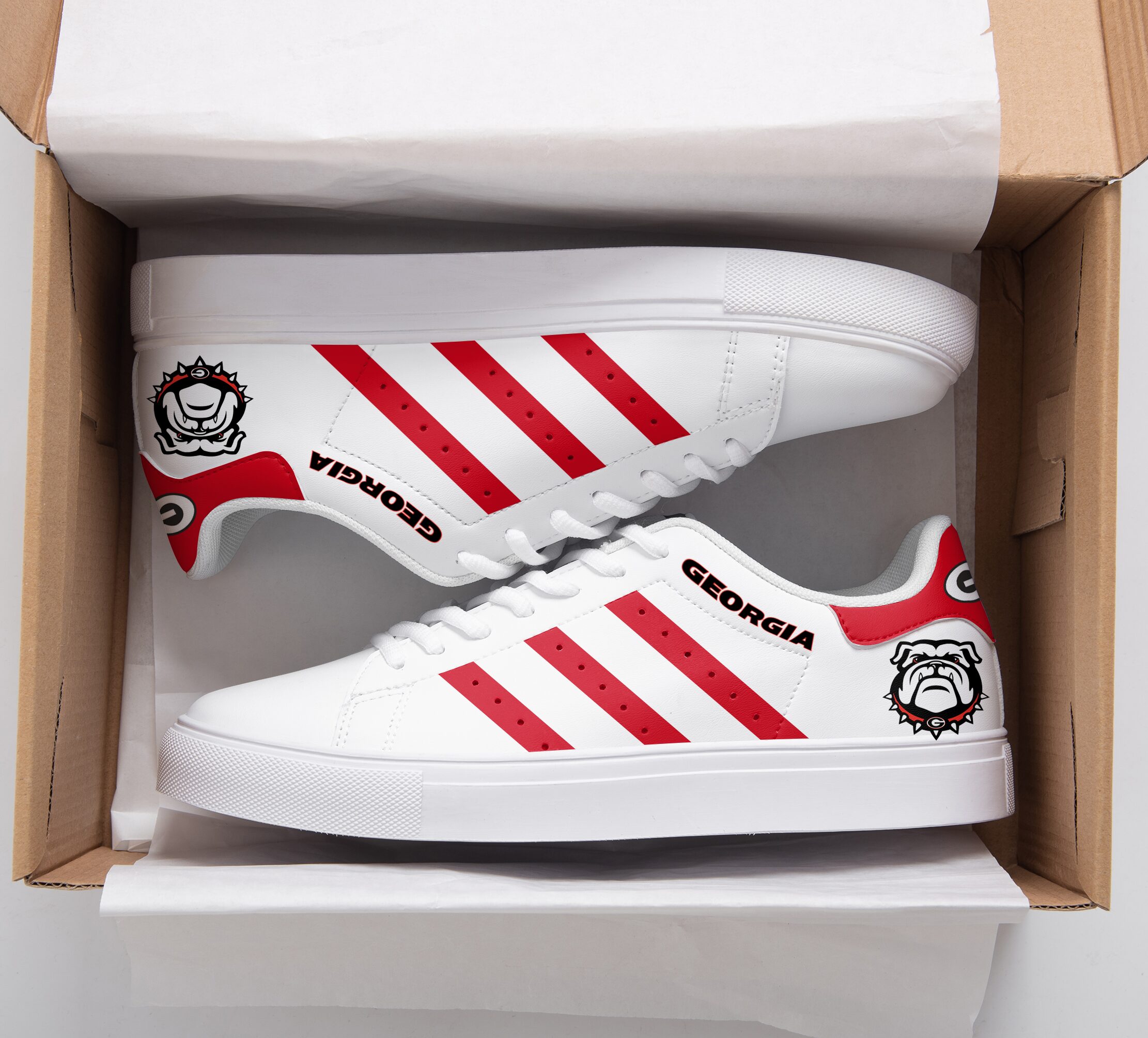 Georgia Bulldogs Stan Smith Shoes 1 Georgia Bulldogs Stan Smith Shoes