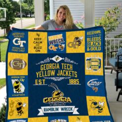 Georgia Tech Yellow Jackets Lover Blanket